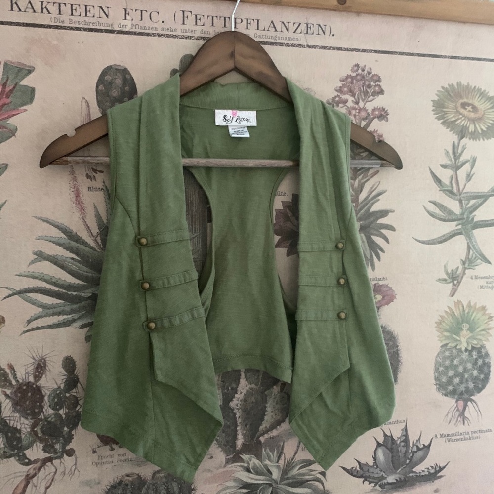Juniors Racer Back Grunge Style Vest